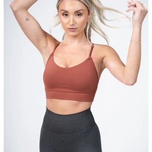 Ptula sweeney sports bra size large - color Sedona